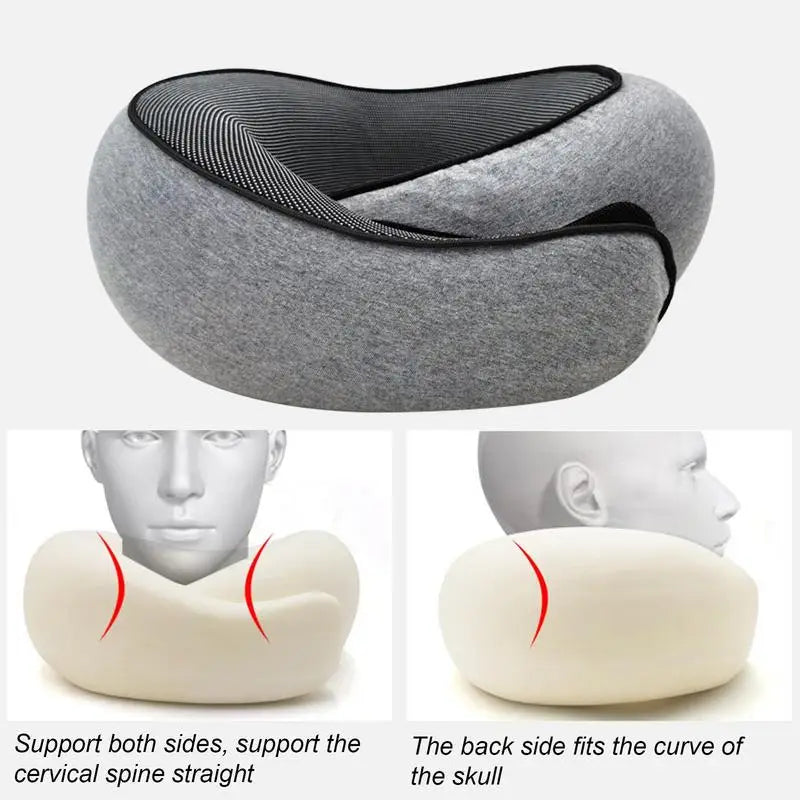 Memory Foam U-Shaped Travel Neck Pillow