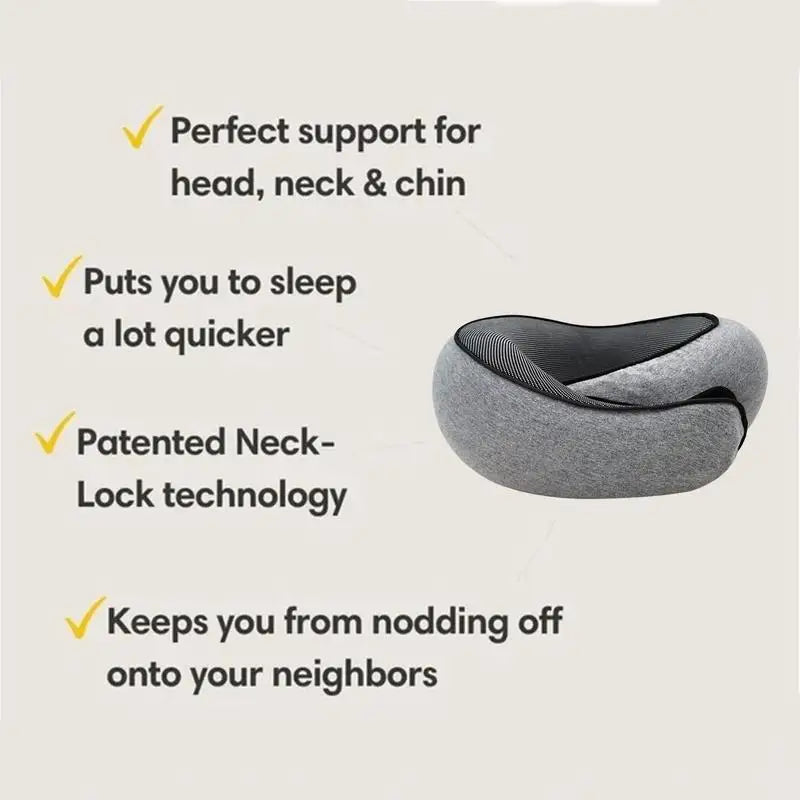 Memory Foam U-Shaped Travel Neck Pillow