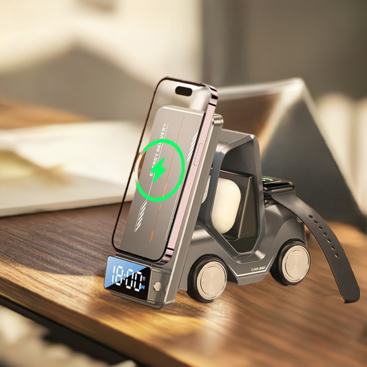 3 in 1 car-shaped wireless charger - smartfold.online