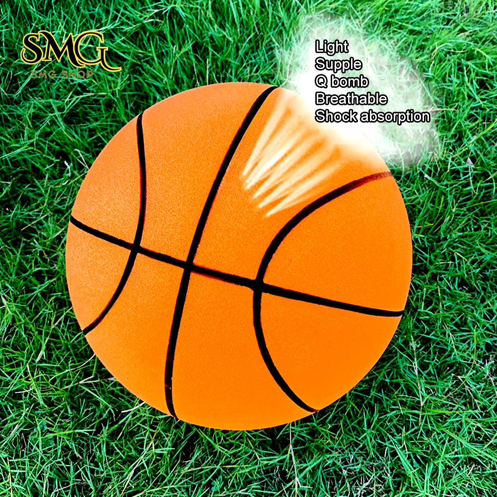 Bouncing Mute Ball - Silent Soft Foam Basketball for Indoor Fun