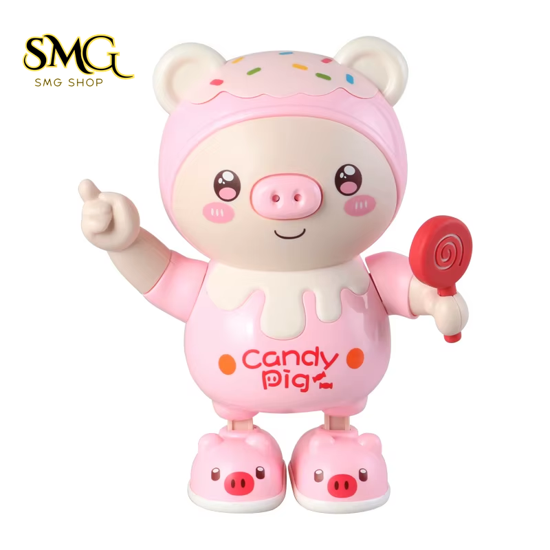 Dancing Pig Toy – Upgraded Electronic Pet Doll with Lights, Music & Twisting Motion