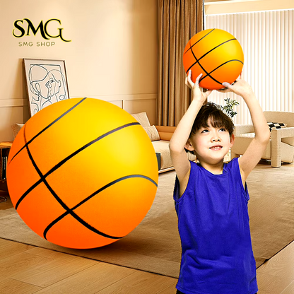 Bouncing Mute Ball - Silent Soft Foam Basketball for Indoor Fun