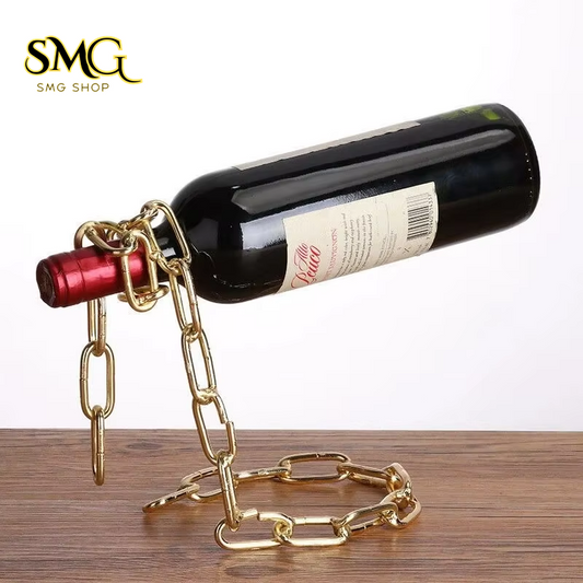 Magic Hanging Chain Rack: A Mesmerizing Bottle Display ✨🍷